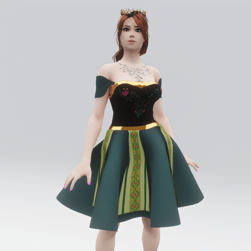 Coronation Day Short Gown