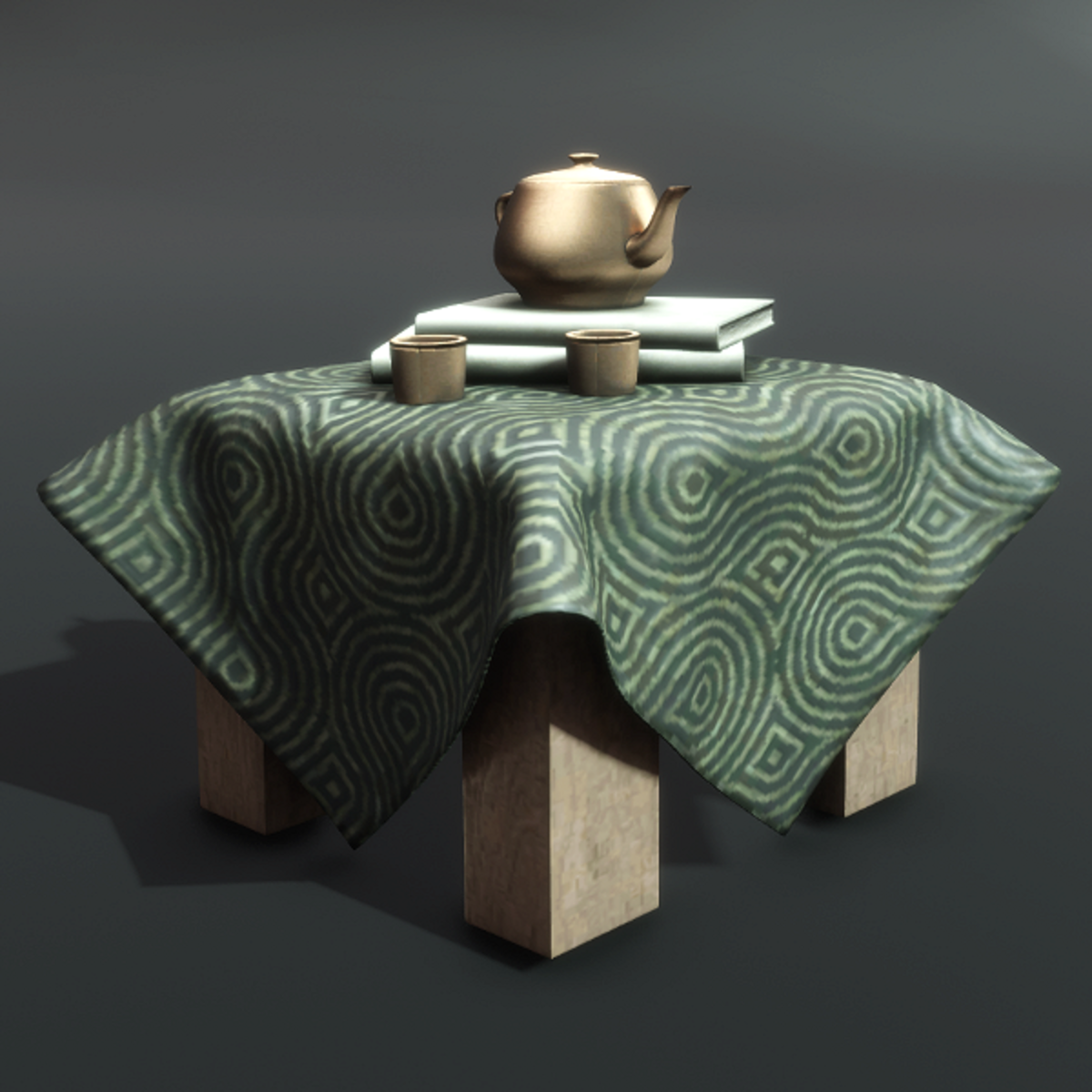 Table and Teapot