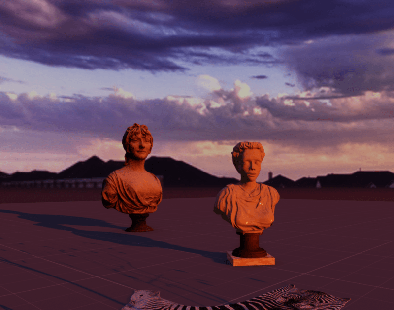 nebraska spring sunset skybox