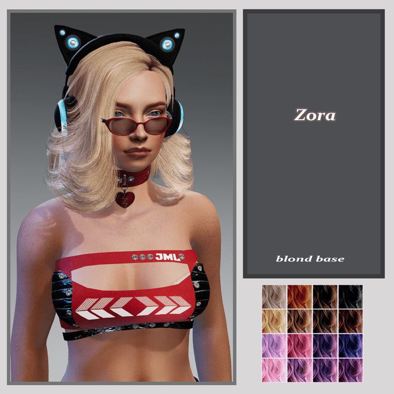 Zora-blond base -fit all avatars