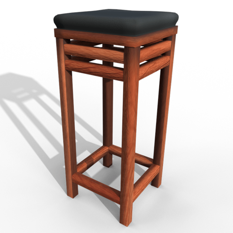 Wood Stool