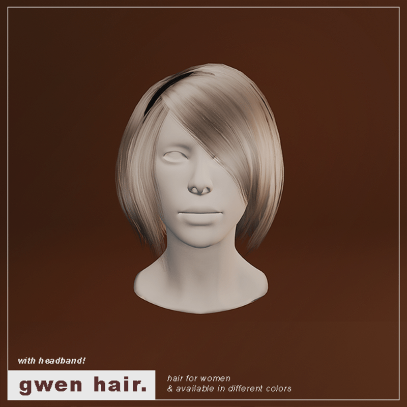 Gwen Hair (F/Headband)