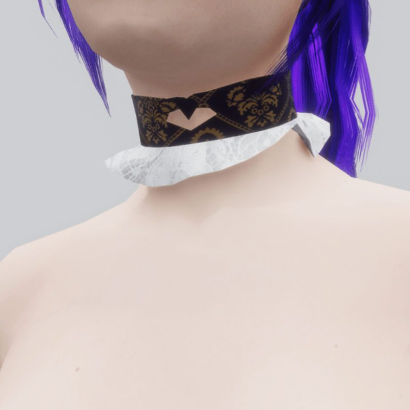British Royal Ruffled Choker (SEbyWH)