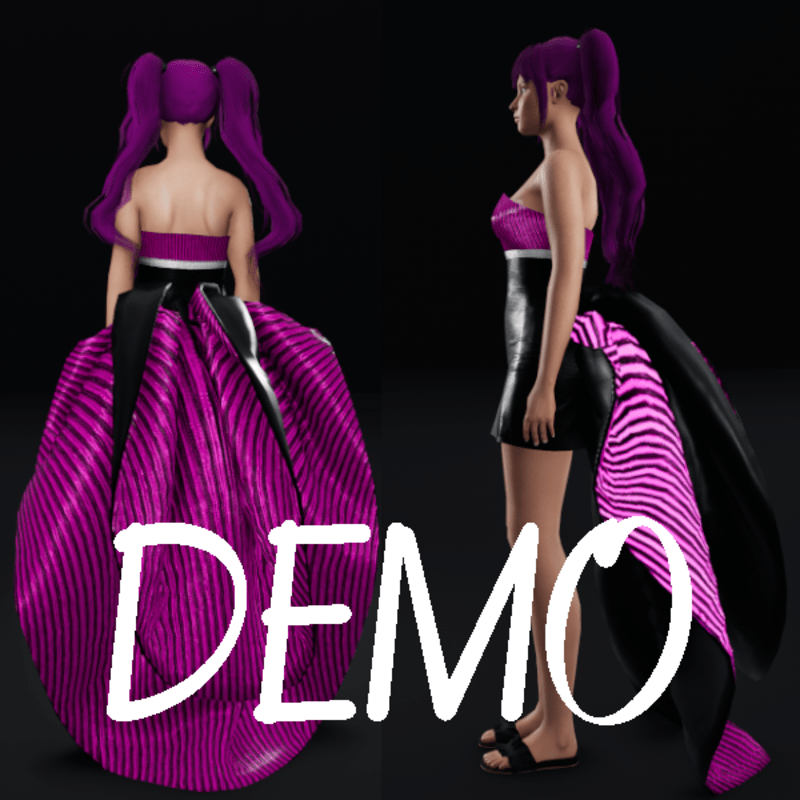Emissive Animated Firefly Bustle - DEMO