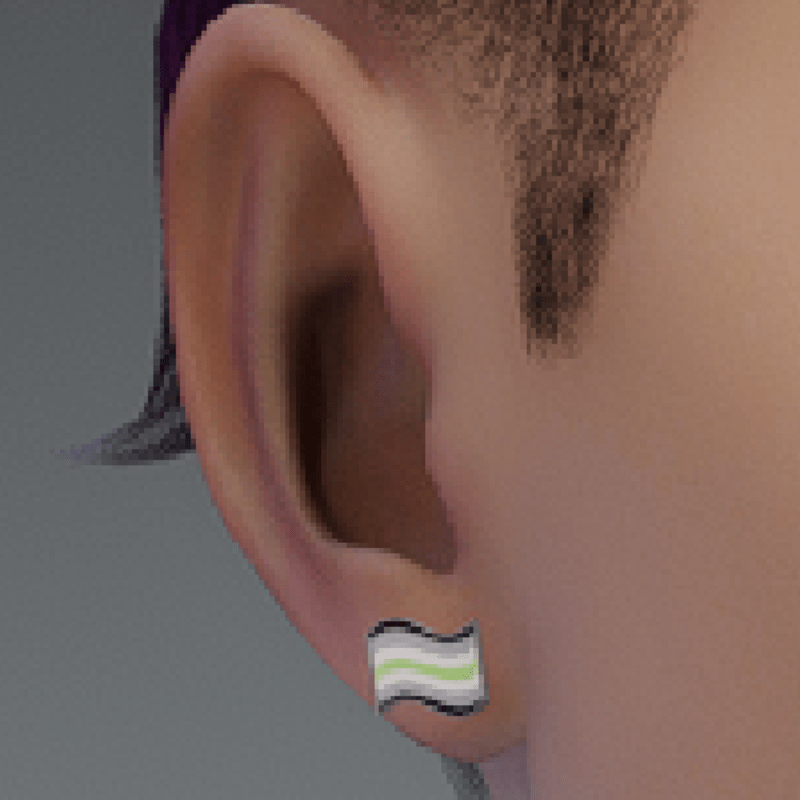 pride earrings agender