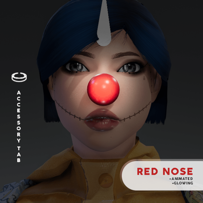 Red Nose (Animated) for Female