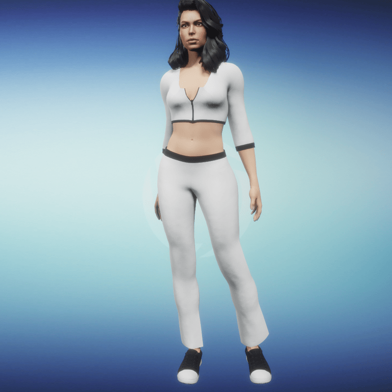 Sporty Outfit Audrey white
