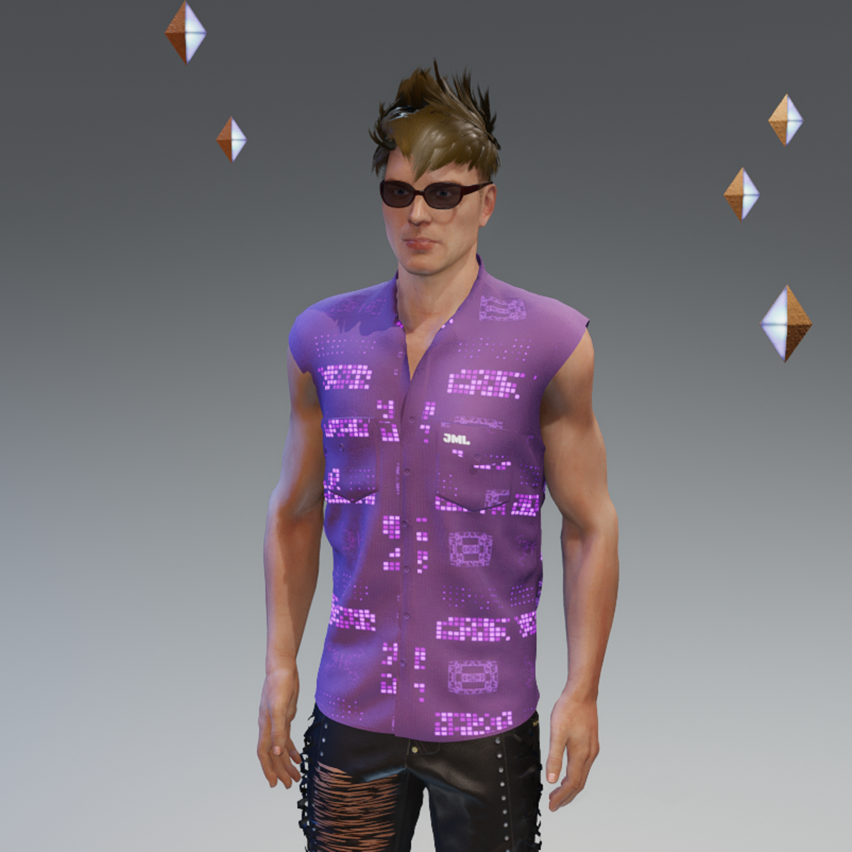 MIKAL SHIRT LILAC EMISSIVE