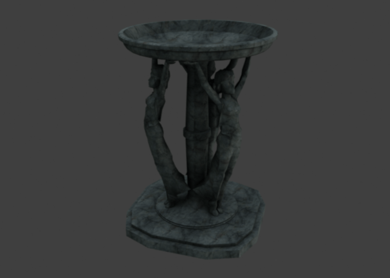 Three Marie fountains