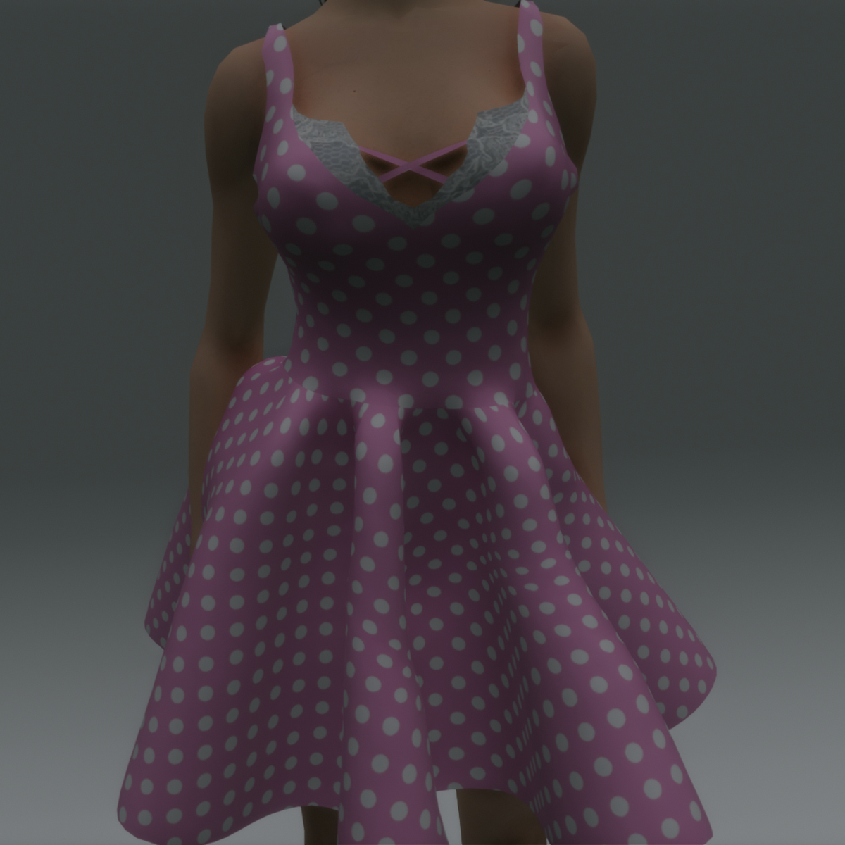 Vintage Polka Dot Dress