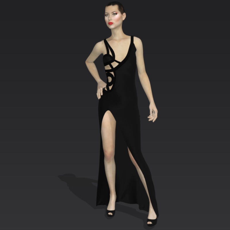 Amida black black "Elisea Carter"