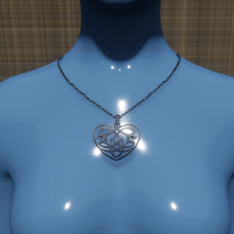 Celtic Heart Necklace (F)