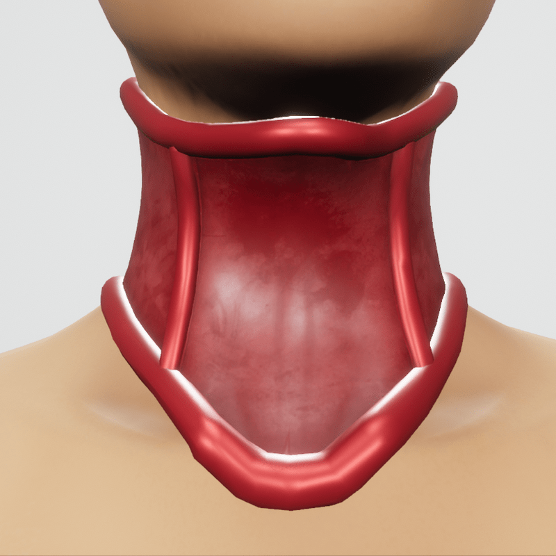 TKA Choker Red Velvet