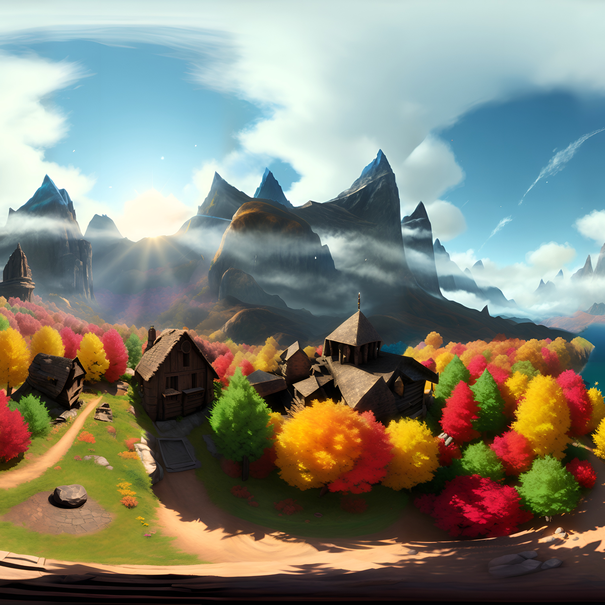 Skybox Fantasy Autumn