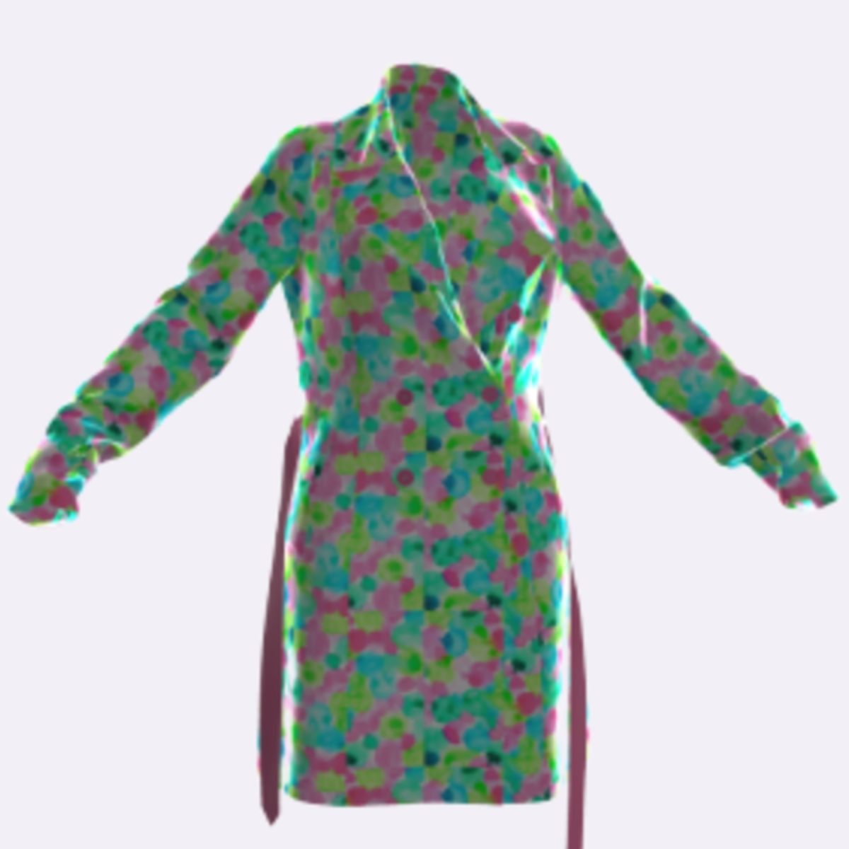 Ladies Tropical Trenchcoat
