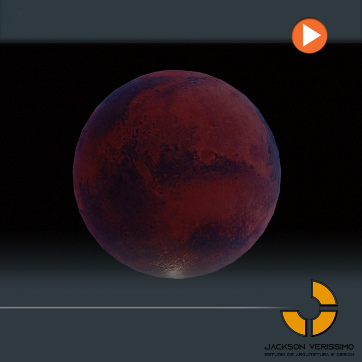 Animated Planet Mars