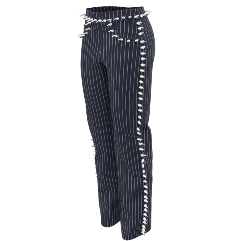 UNPRODUCTIVE DENIM PINSTRIPES