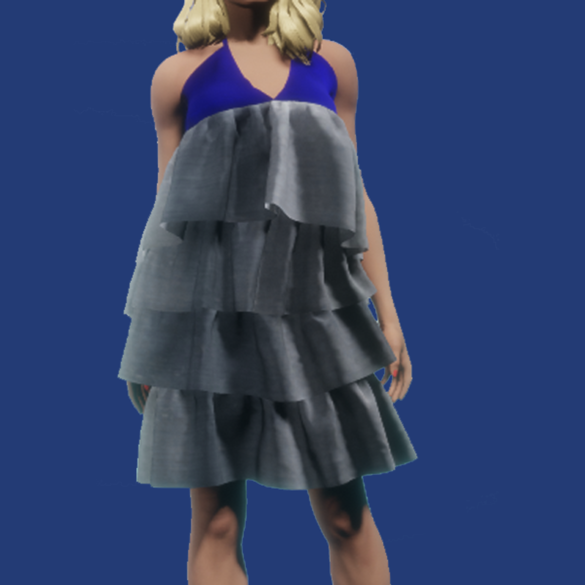 Rebecca Summer in Blue