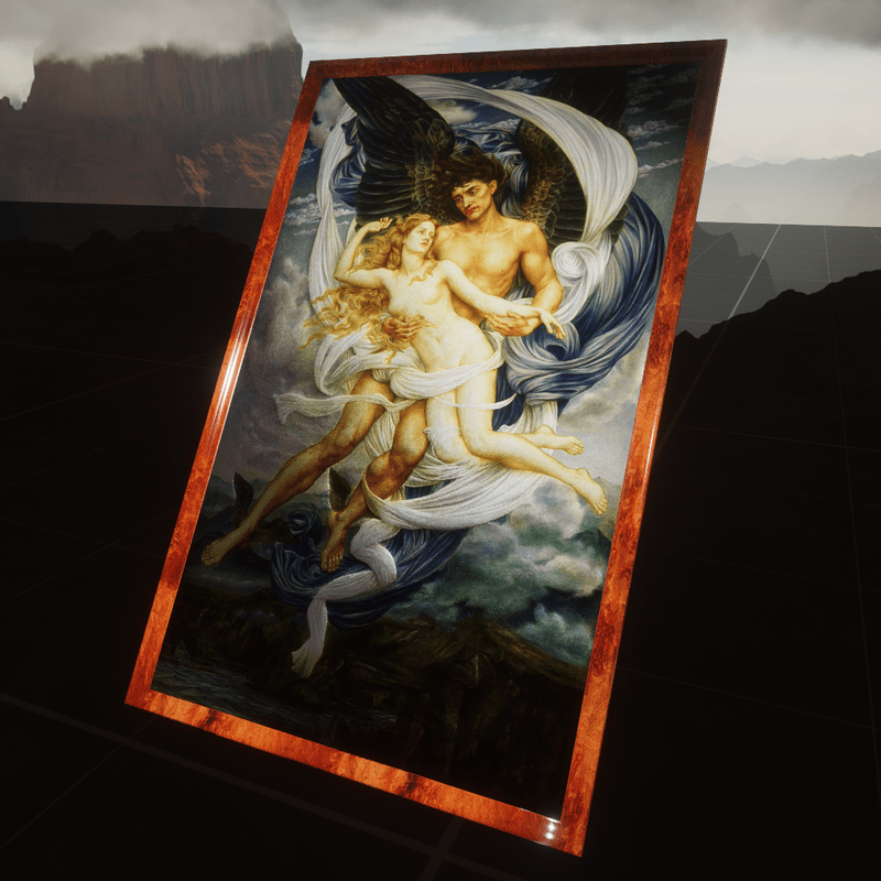 Evelyn de Morgan Boreas and Oreithyia 1896