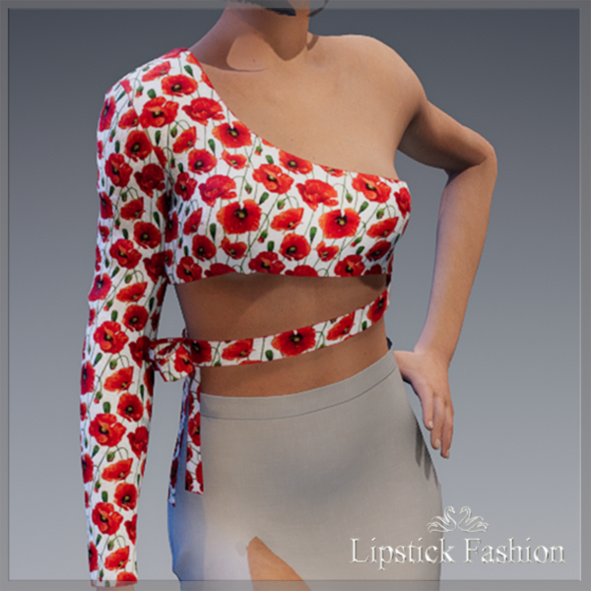L.F. Lucette Top - Red Poppies
