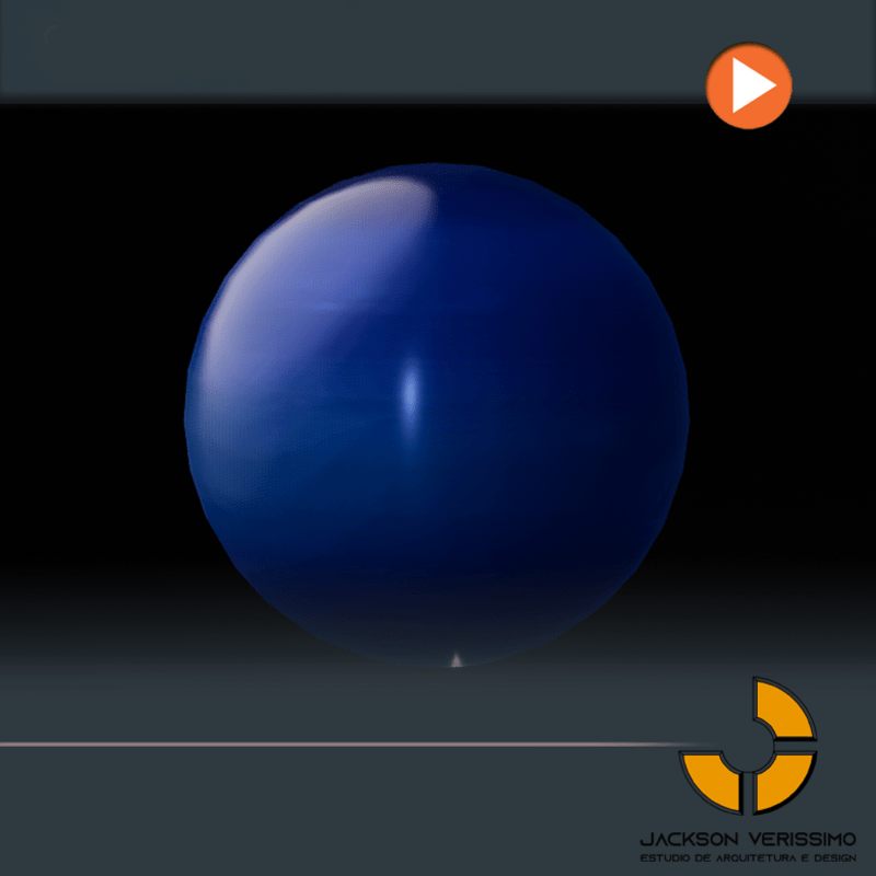 Animated Planet Uranus