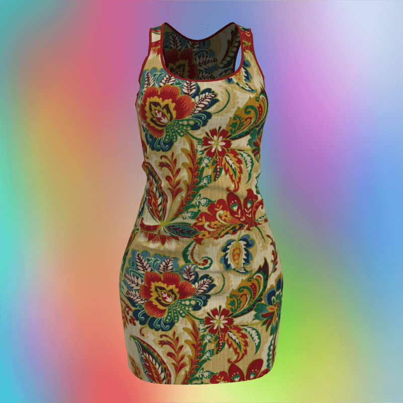 Tapestry #2 Sleeveless Mini Dress
