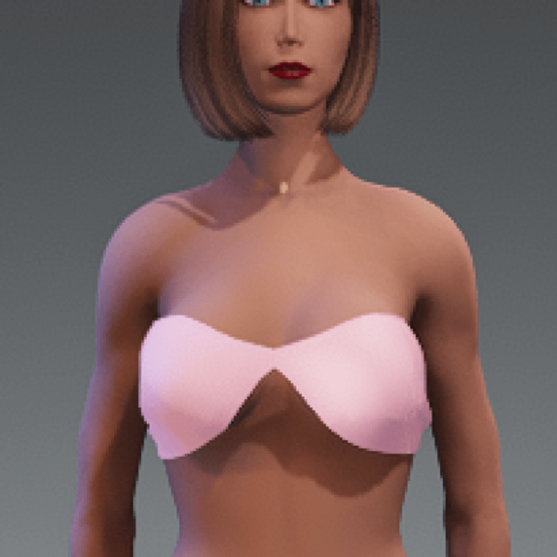 Emissive bikini top