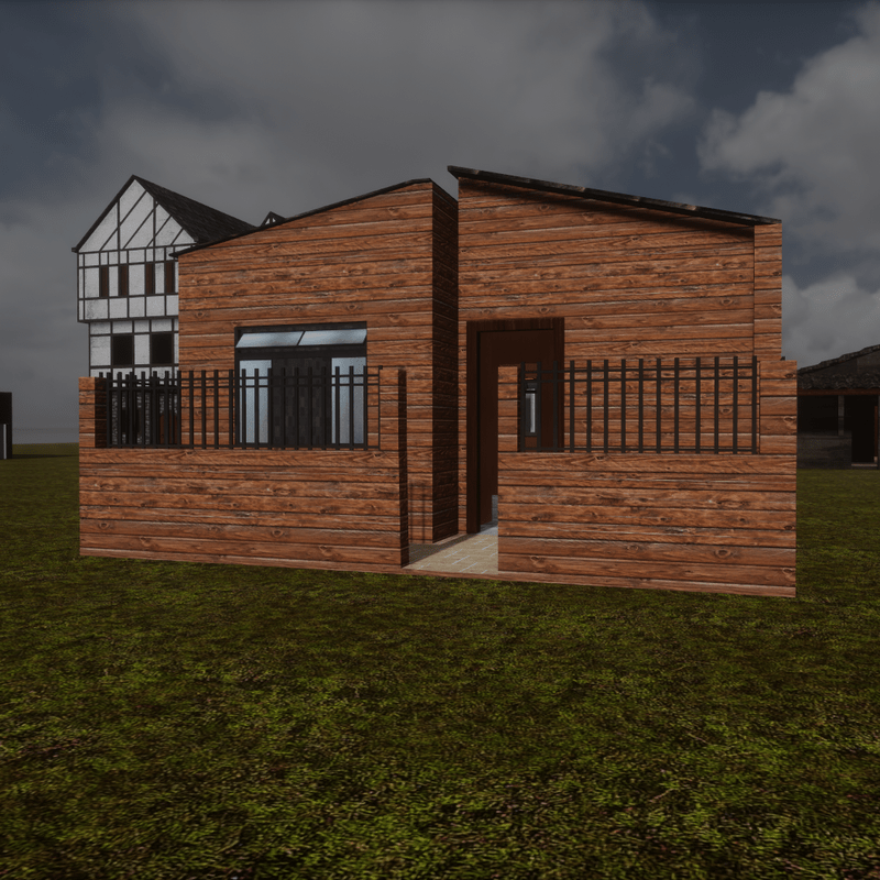 Wood House 2 with collision