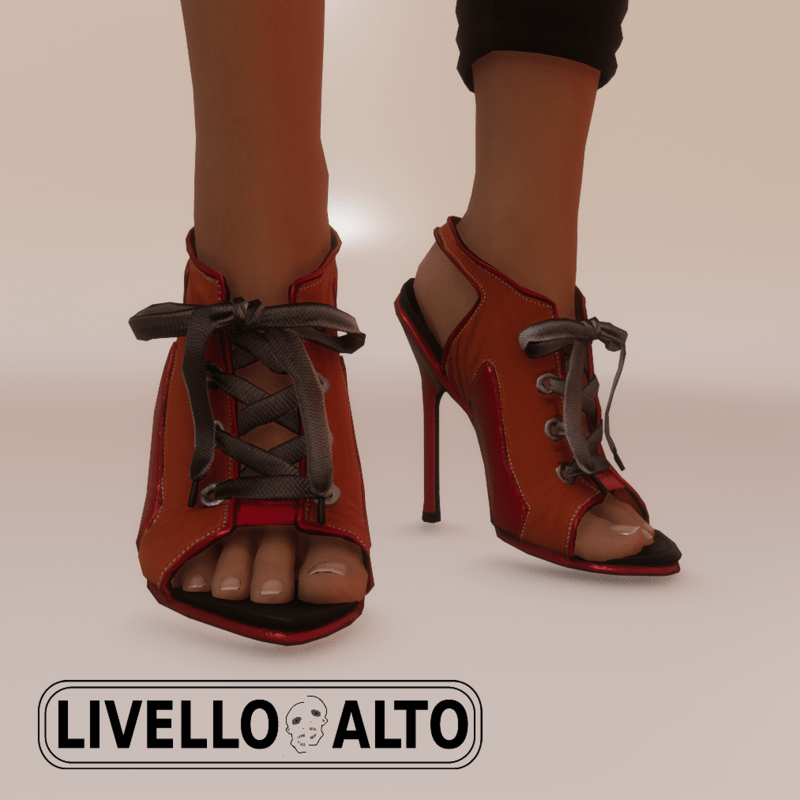 Savage Lace Tumeric Heels