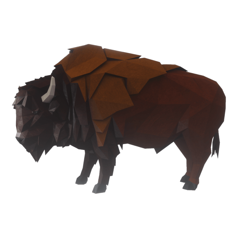 Standing Bison