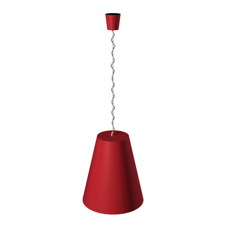 Ceiling Lamp Red