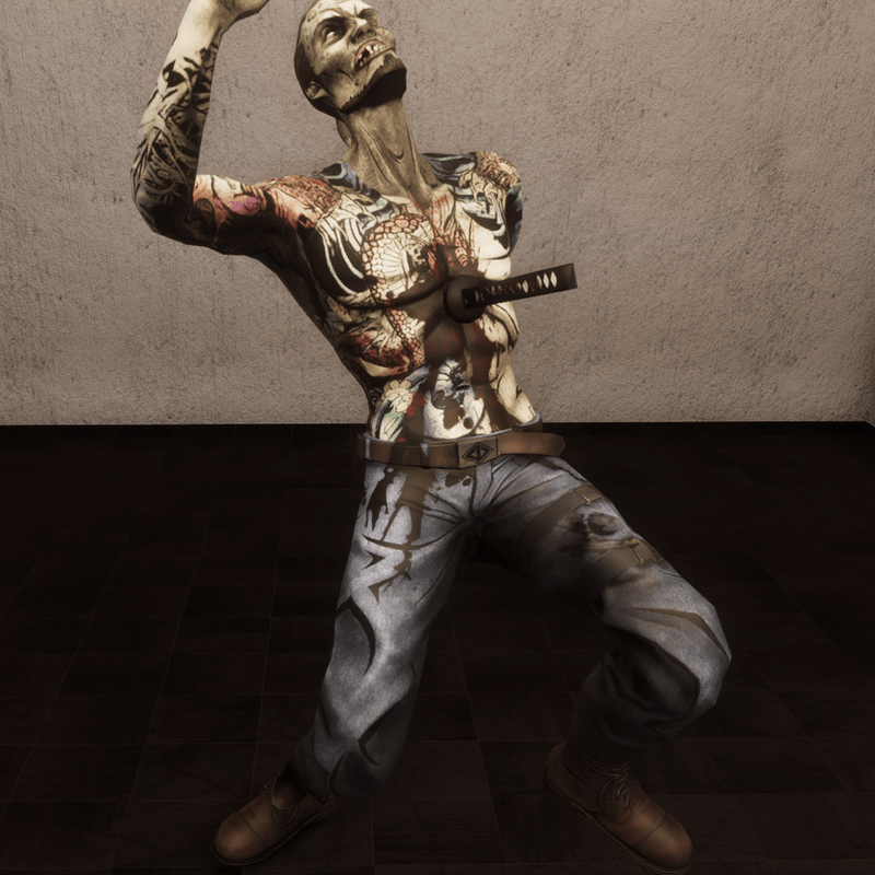 Zombie Falling Death NPC