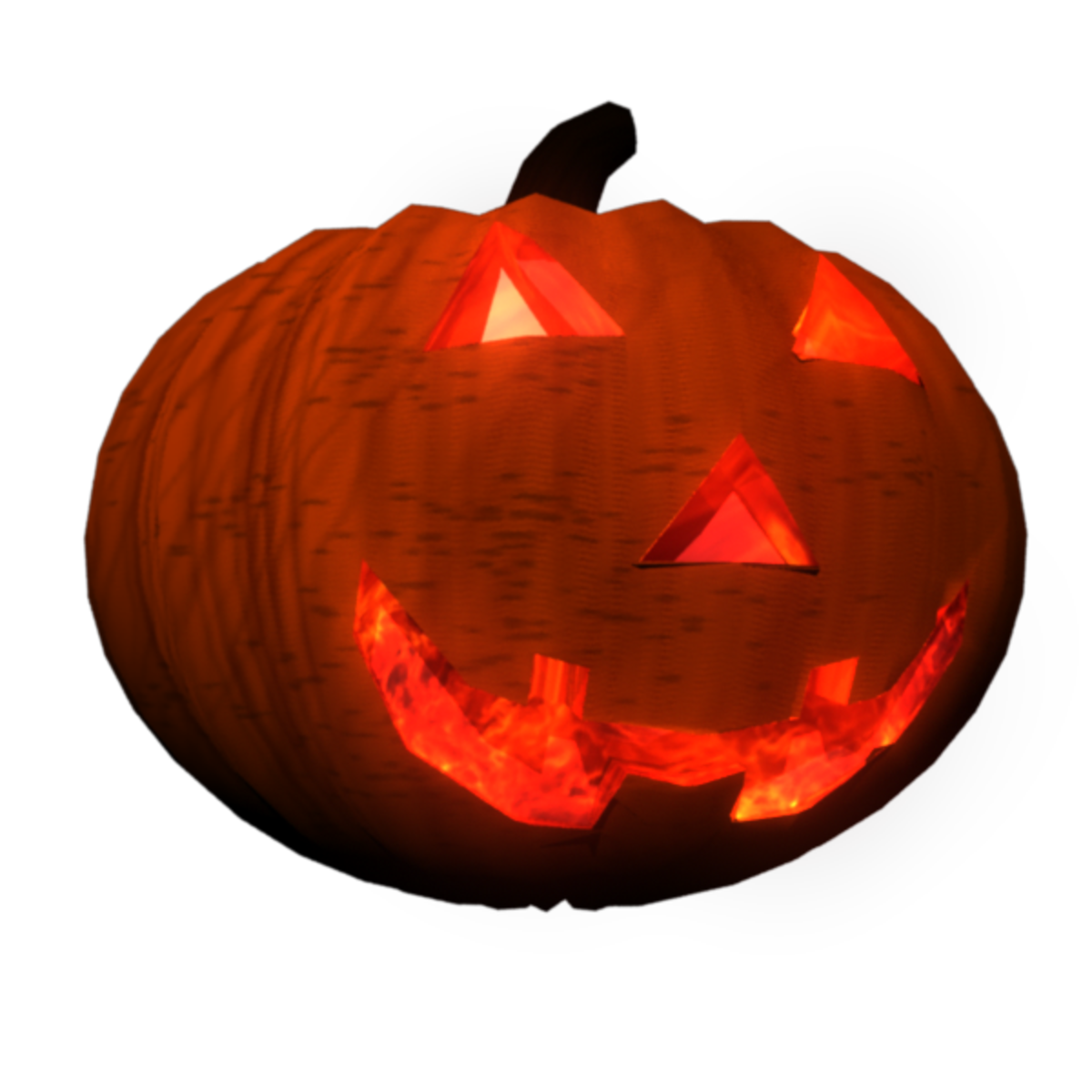 Pumpkin Head w/ Animated Glowing Eyes (Female)