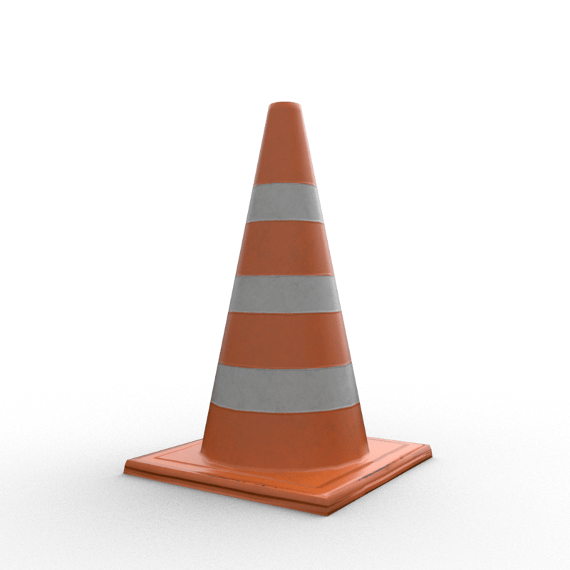 Under Construction Cone Dynamic