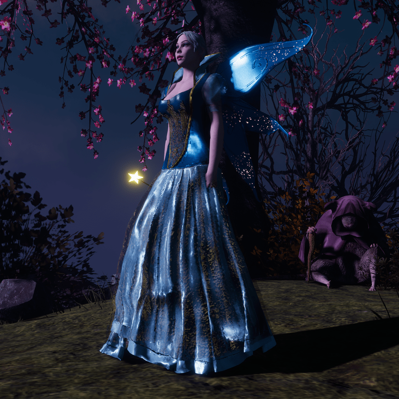 Light Blue Fairy Wings