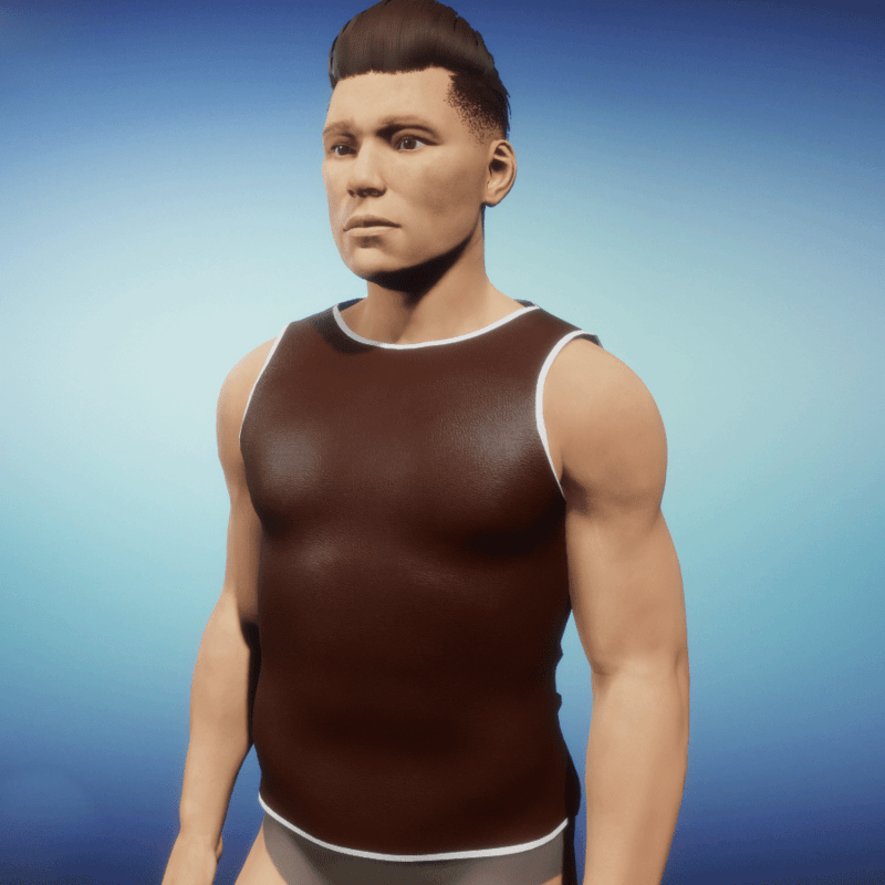 Tank Top leather brown