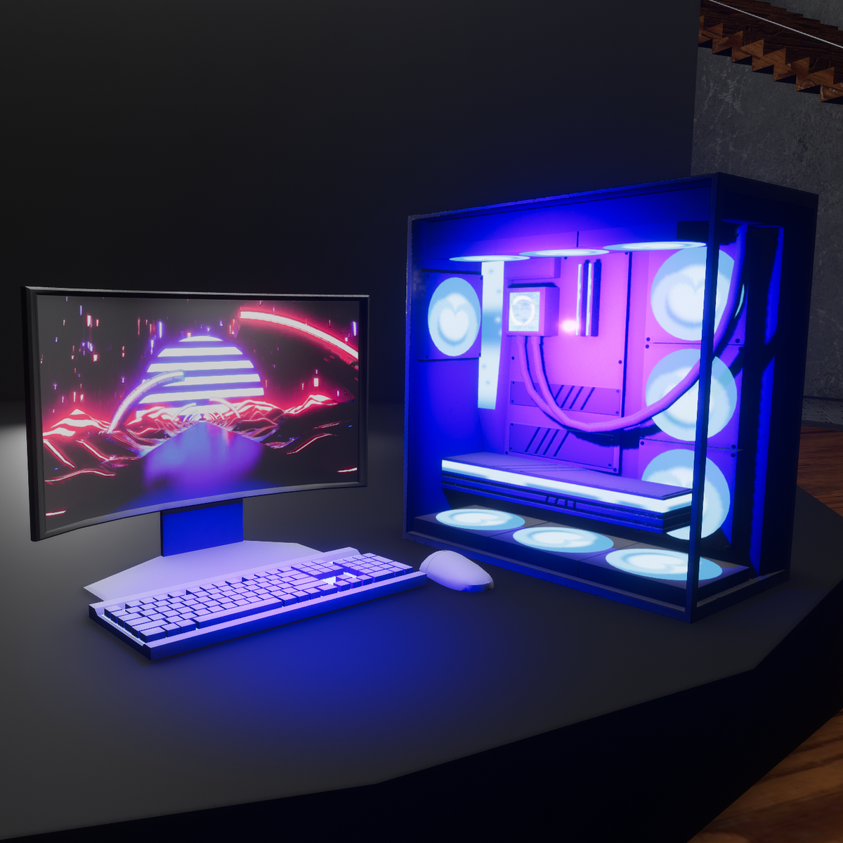 computer with media player