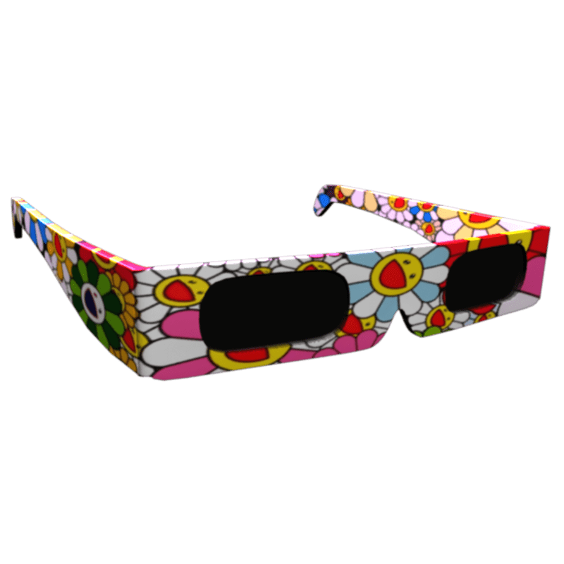 Female Colorful Glasses