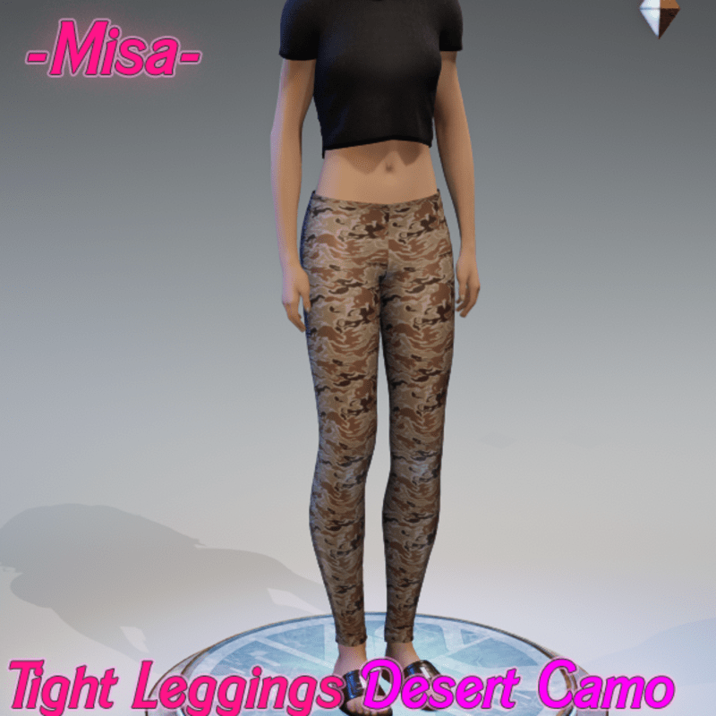 Tight Leggings Desert Camo