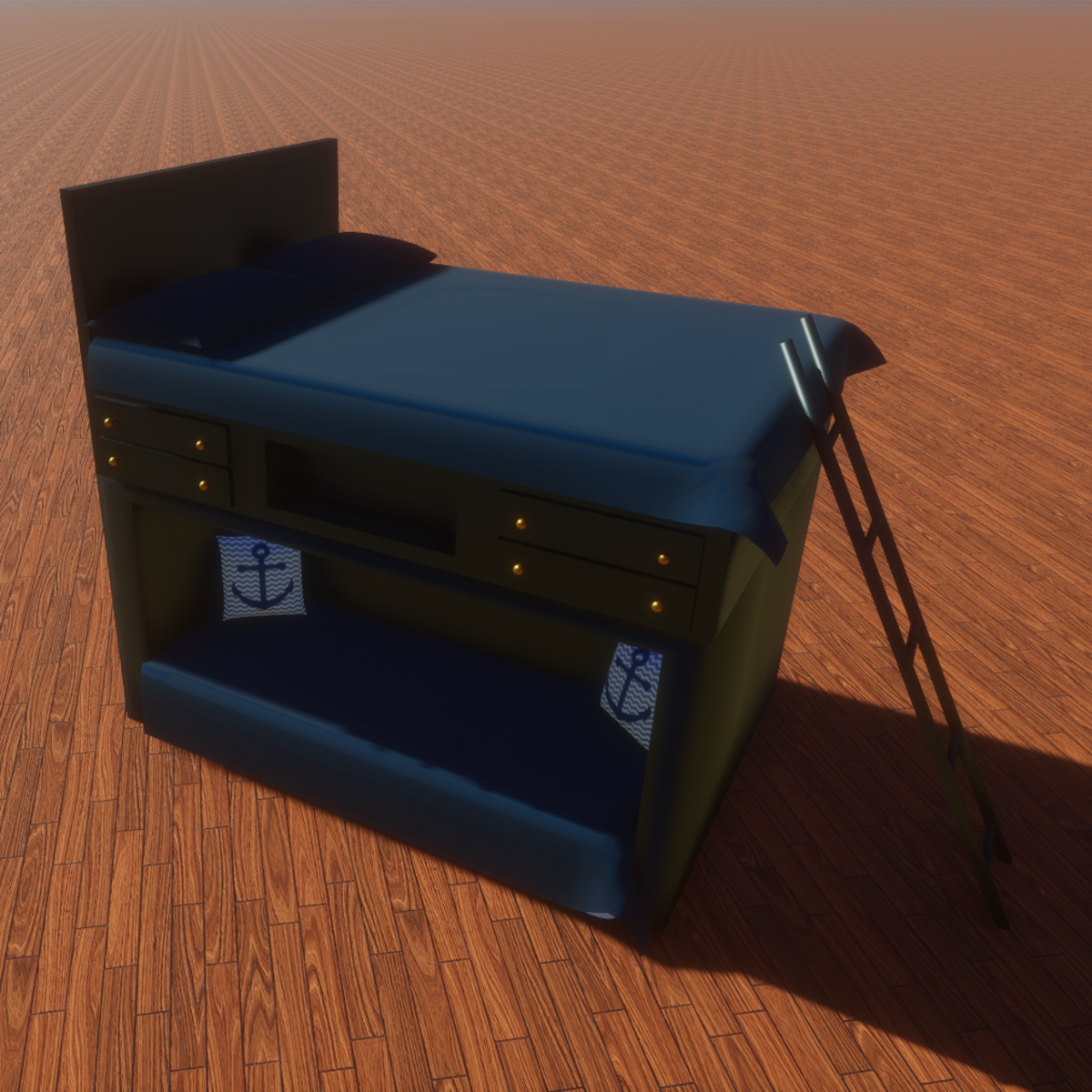 Captain's Bed With Sofa Nook