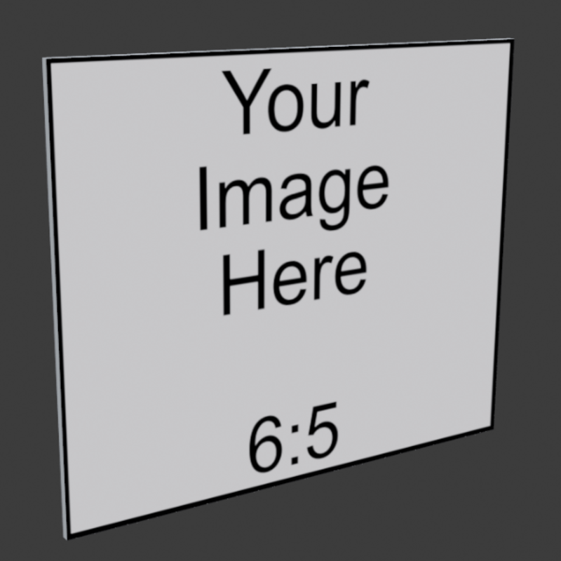 6x5 Frameless Image Panel