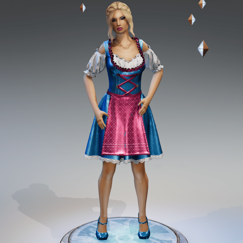 Oktoberfest Dirdnl Dress
