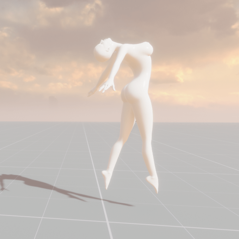 Statue Female Dance Pose