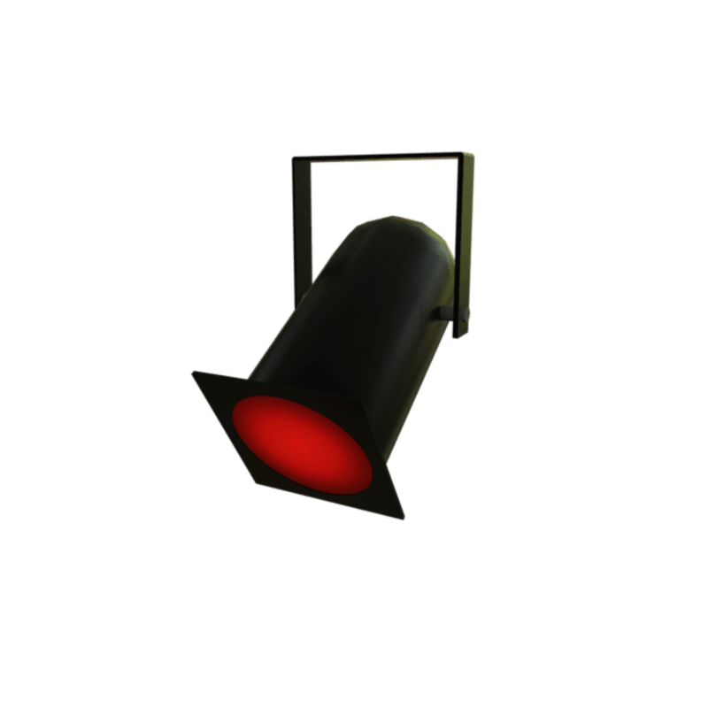 Red Par Can Light