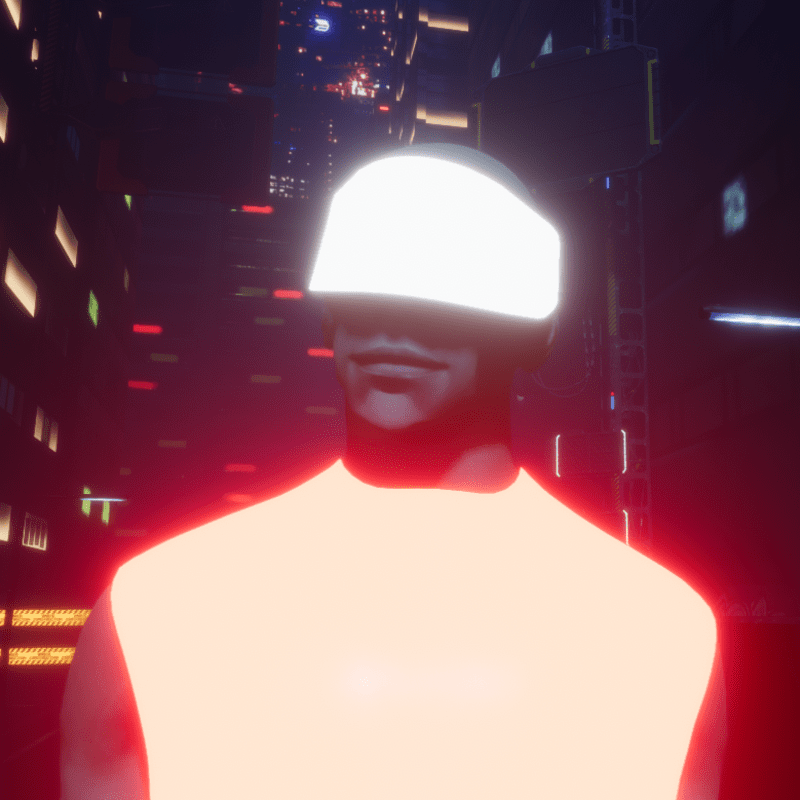 Male go-Glow Futuristic Cyclops Visor