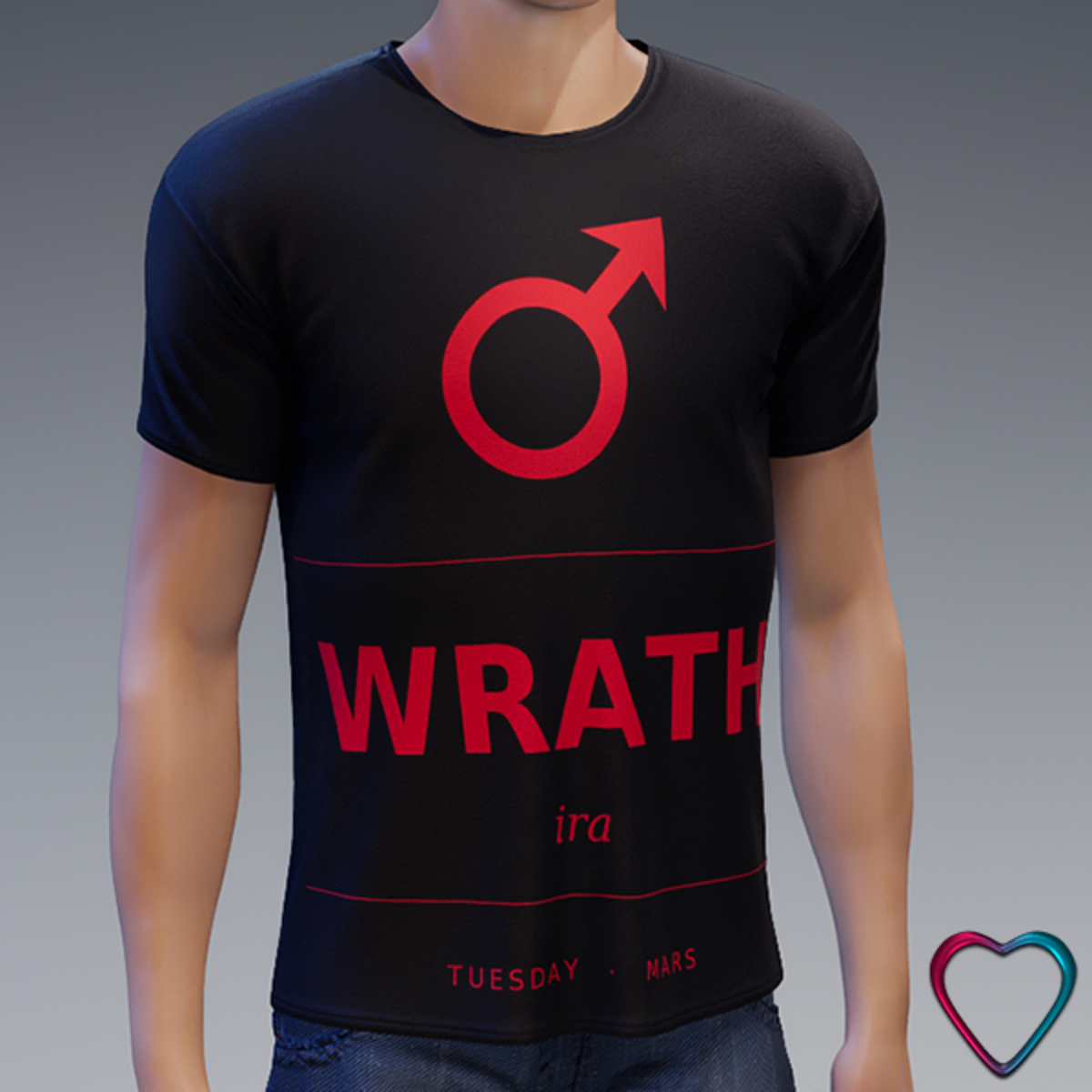 Men TeeShirt - 7 Deadly Sins - Wrath