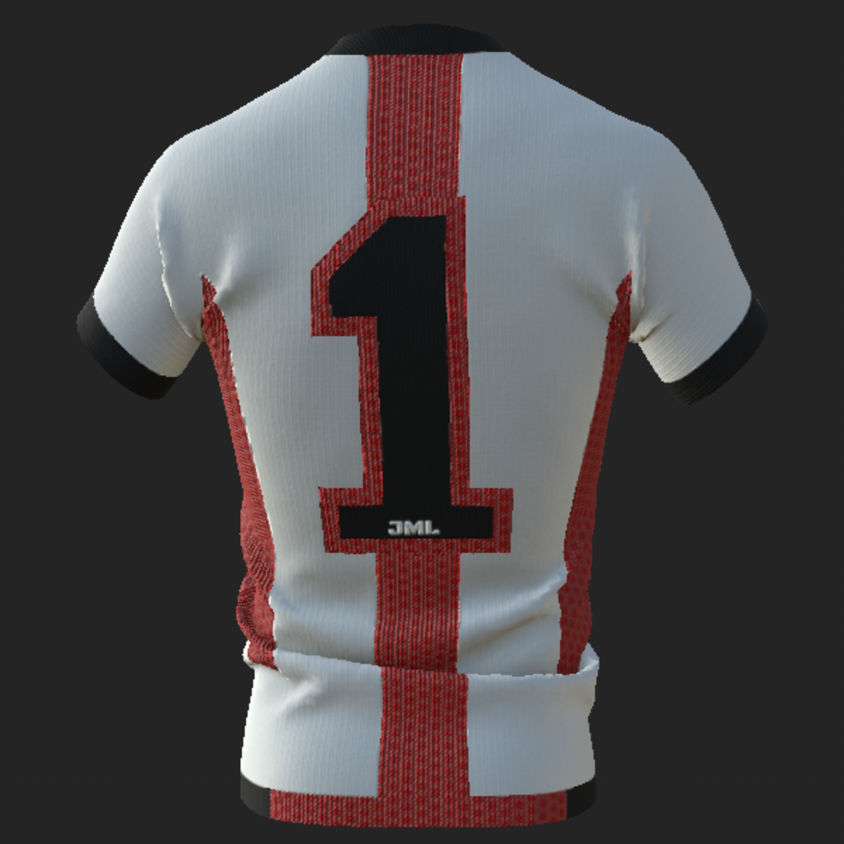 SPORT SHIRT WHITE RED