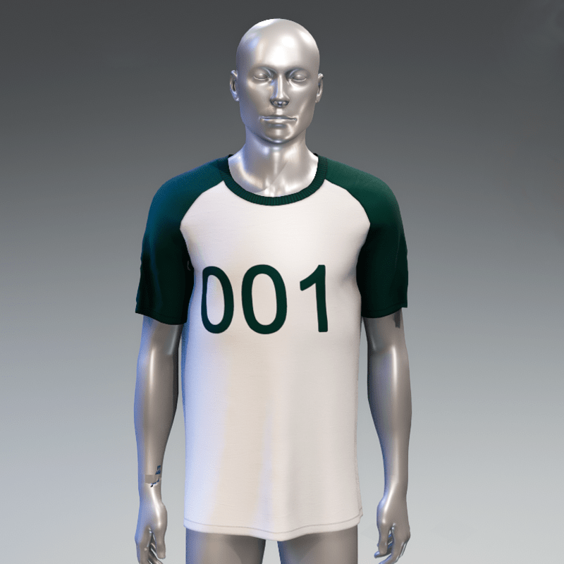 "Squid game" style t-shirt male 001