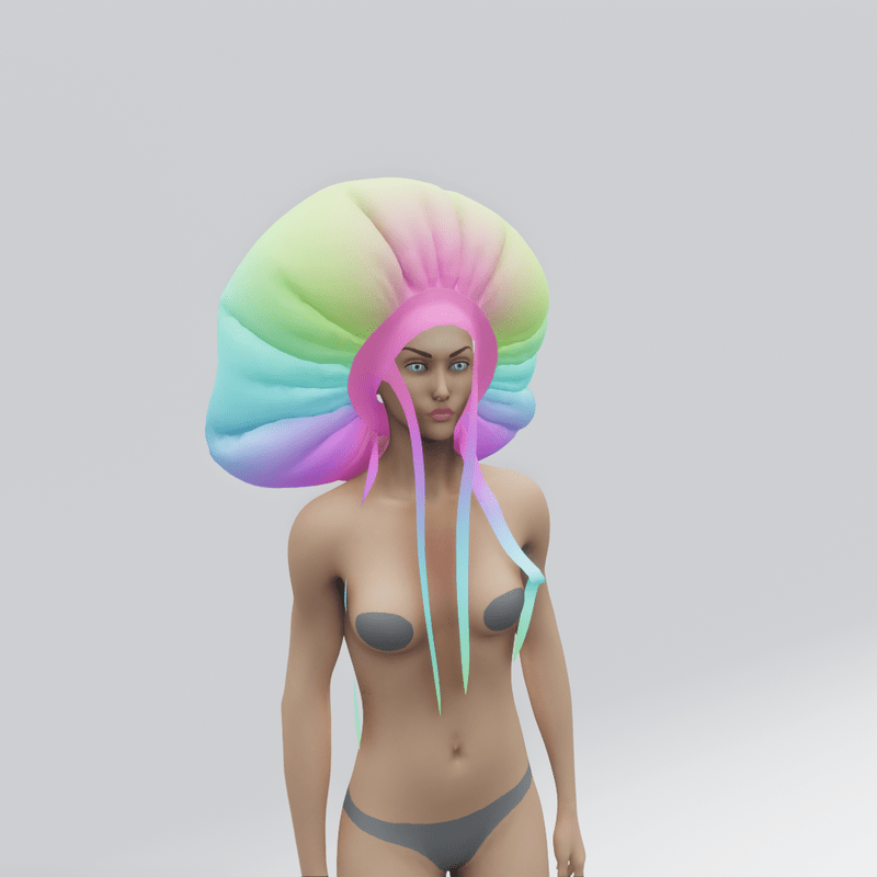 Glowy Jellyfish Headdress