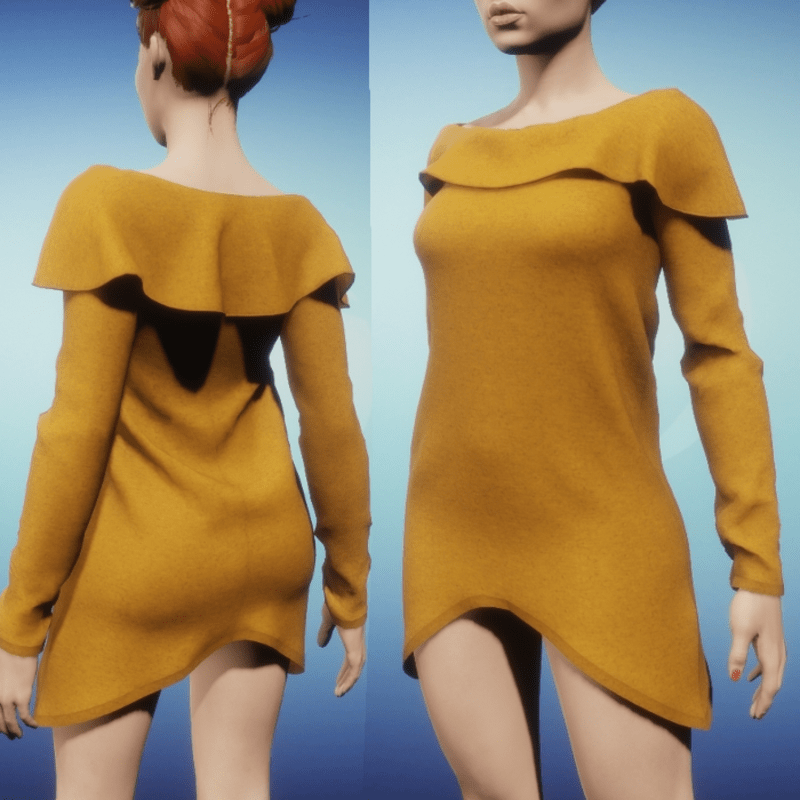 Snoodie Dress or Top -Orange